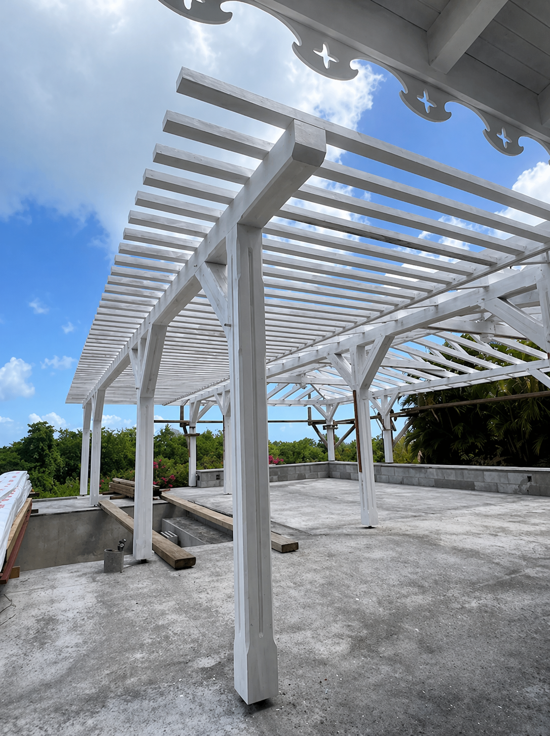 Charpente bois sur mesure Le François Martinique — MCBC-ACI