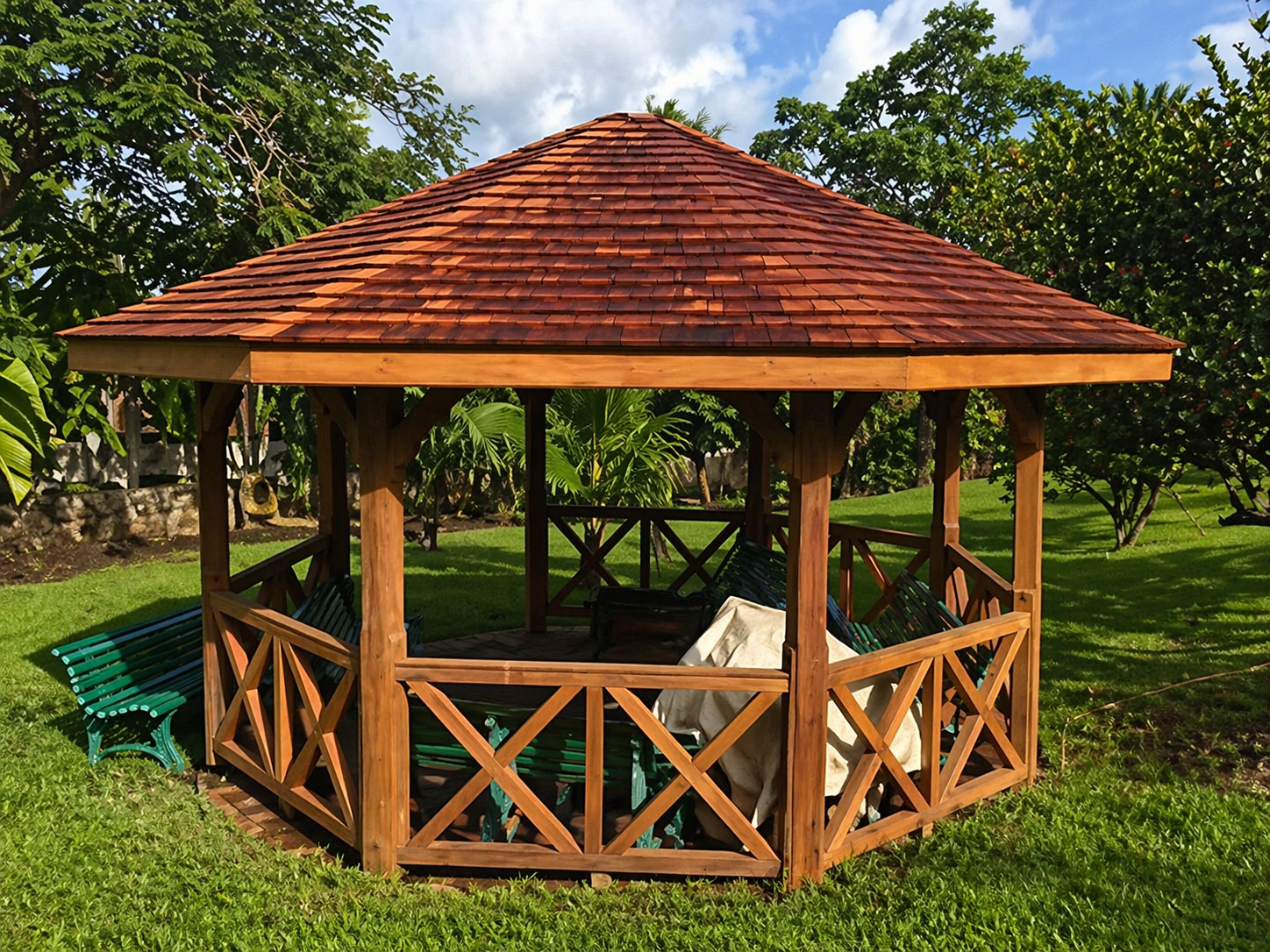 Ponton bois sur mesure Martinique — MCBC-ACI